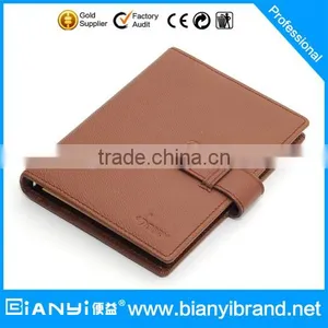 Custom 2017/2016 Embossed Leather Diary, A5 PU Leather Notebook thumbnail-1