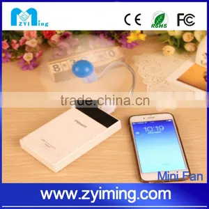 Zyiming Sell Summer Popular Portable Mini Fan YM-F20 Usb Fan With Led Clock With Strong Wind thumbnail-5