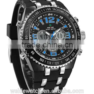 WEIDE 2015 Cheap Rubber Watch WH1107-6 Watch Personalized Lcd Hands Watch thumbnail-6