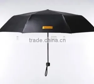 100% UV High Standard Mini Anti SPF 100 3 Folds Manual Logo Printing Umbrellas thumbnail-2