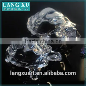 LX-D015 Wholesale Wedding Gift Glassware Five Sizes Crystal Glass Tortoise thumbnail-2