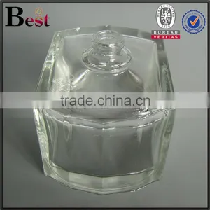 100ml Best Quality Glass Perfume Bottle, Short Flat in Shape thumbnail-3