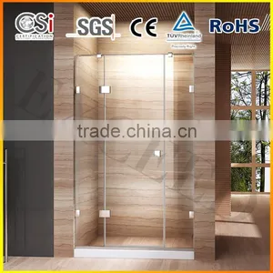 Wall to Wall Shower Screen 1200x1900mm Hinge thumbnail-3
