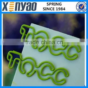 Hight Quality Promotional Gifts Custom Logo Metal Letter Shape Paper Clips Quality Choice thumbnail-5