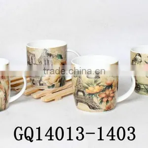340ml New Design Fine Bone China Dinner Set With Drawing Keep Fresh Korean Style thumbnail-1