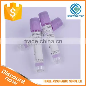 Vacuum Blood Collection Purple Tube EDTA K2/ K3 thumbnail-1