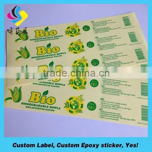 High Temperature Resistance Waterproof Transparent Self Adhesive Sticker Paper Wholesale thumbnail-1