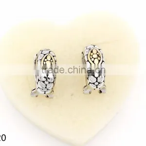 2016 New Fashion Wholesale Juyuan Double Color Plated Whole Sales Earrings thumbnail-2