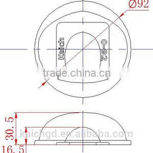 92mm Optical Instrument COB Led Glass Lens Urban Road Lighting KC92-0 thumbnail-4