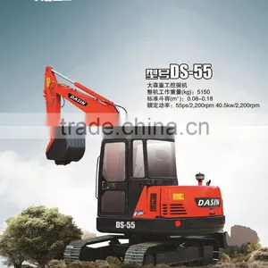Top Level New Arrival Mini Small Wheel Excavator for Sale 5tons thumbnail-1