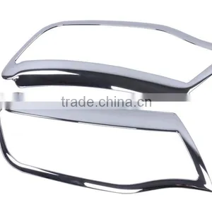 Car Head Lamp Cover 2 Pcs ABS Chrome For Renault Kwid 2016 Accessories thumbnail-1