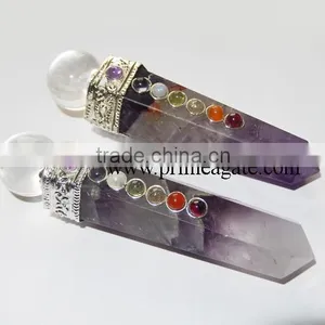 Amethyst Chakra Obelisk From Prime Agate Exports thumbnail-1