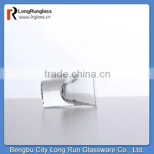 LongRun 0.4oz High Quality Heavy Base Crystal Shot Glass,wholesale thumbnail-2