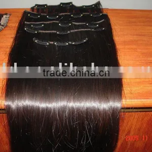 Clips on Hair / Clips in Hair / 100% Human Hair Extensions thumbnail-1