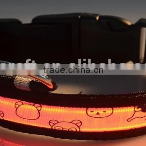 Aimigou Nylon LED Pet Collars, Pet Collar Leash thumbnail-2