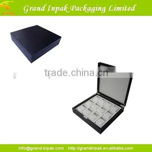 12pcs Luxury Wooden Watch Display Storage Box for Men thumbnail-2