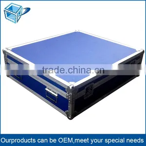 Small MOQ 1 pc Customized Outdoor Aluminum Profile Wooden Flight Case With Wheels thumbnail-4