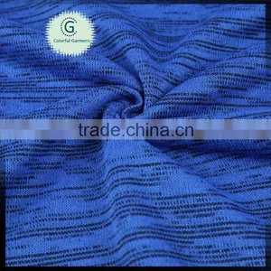 Shaoxing Wholesale 100%polyester Cation Dyed Heather Single Brushed Hacci Fleece Fabric thumbnail-1