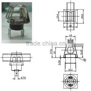 12mm Pipe Bimetallic Thermostat thumbnail-2