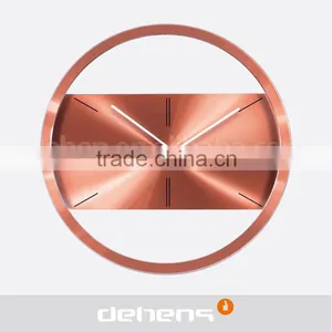 DEHENG 12'' 2016 Promotional Hollow Out Oxidation Metal Wall Clock thumbnail-5