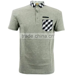 Printed Polo Shirts, Clothes, Pocket Print Polo t Shirt, thumbnail-1