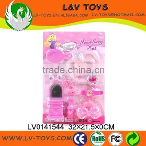 LV0141537 Fashion Pink Princess Plastic Jewelry Toy Set thumbnail-6