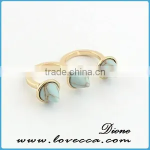 2016 New Arrival Women Creative Jewelry Gold/Silver Alloy Cute Fashion Finger Ring thumbnail-4