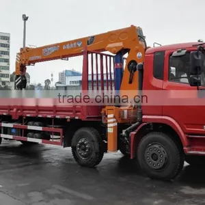 12 Ton Truck Mounted Crane SQ12S4 on Sale 300 Kn.m at 2.5 m Crane Truck High Quality Truck Crane thumbnail-6