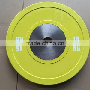 10KG Green Colour Competition Weightlifting Bumper Plates thumbnail-2