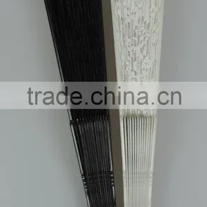 Hot Sale Shell Shape Lace Fan Plastic Party Hand Fan thumbnail-1