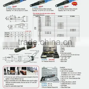 1/2" INDUSTRIAL REAR EXHAUST AIR RATCHET WRENCH thumbnail-2