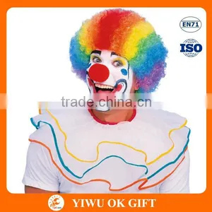 Carnival Funny Dress Masquerade Party Rainbow Clown Wig thumbnail-1