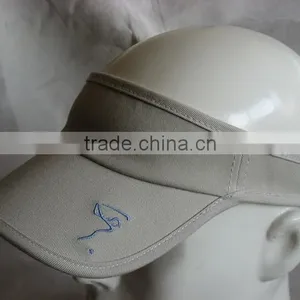 Short Visor Cap With Fake Hair thumbnail-3