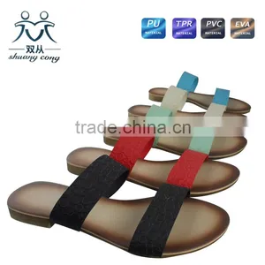 2015 Newest Design Ladies Flip Flop Slippers Women Shoes Thailand thumbnail-6
