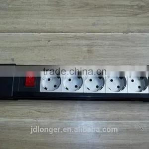Hot Sale High Quality EU 5 Way Extension Socket RECEPTACLE 16A 220V thumbnail-1
