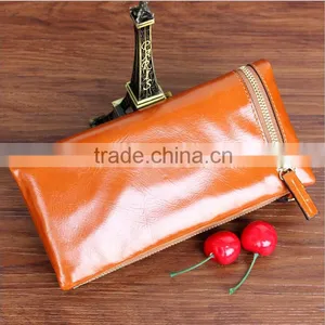 Real Leather Wallet Genuine Cowhide Leather Wallet Wholesale Bulk Lady Leather Purse thumbnail-6