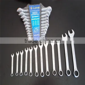 Hand Tool Mirror Polished and Chrome Plated Combination Wrench thumbnail-3