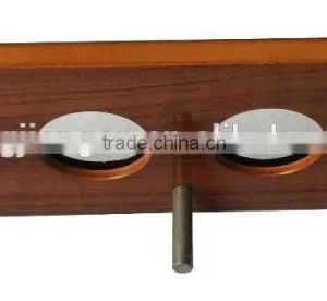 High Glossy Finish Wooden Coin Case for 4pcs of Coin With Romovable Wooden Tray thumbnail-6