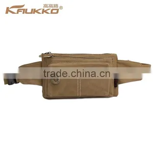 Fashion Waist Pack Canvas Waist Bag Fanny Pack Waist Belt Bag 2 Colors thumbnail-1