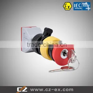 Multi Function Explosion Proof Emergency Push Button With Key thumbnail-1