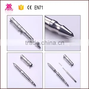 Heavy Type Stainless Steel Metal Tactical Ballpoint Pen for Self-defense With Attack Head thumbnail-2