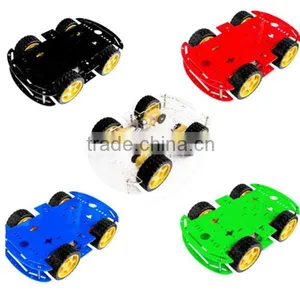 4WD Smart Robot Car Chassis Kits for Arduino With Speed (5 Colors) thumbnail-1