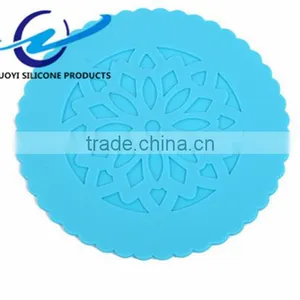 8 Paterns Silicone Cup Mat Dinner Table Placemat Pad On The Table Silicone Mat Cup Coaster thumbnail-1