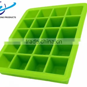 High Quality 20 Lattices Silicone Square Ice Cube Tray thumbnail-1