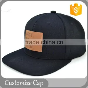 6 Panel Short Brim Customizable Embroidered Snapback Caps thumbnail-2