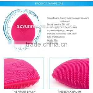 Hot Products to Sell Online Factory Drop Shipping Portable Ipx5 Waterproof Facial Cleaning Brush Electric Facial Brush thumbnail-5