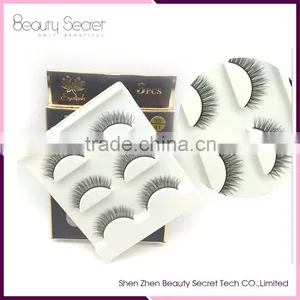 Private Label Eyelash Extensions in Korea False Eyelash Mink Hair Strip Eyelash Extension thumbnail-4