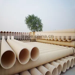 SN4 White PVC-U Double-wall Corrugated Pipe thumbnail-1