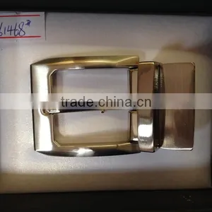 Customized High Quality Men Simple Pin Metal Belt Buckle 30mm Reversible Pin Belt Zinc Alloy Belt Buckle thumbnail-1