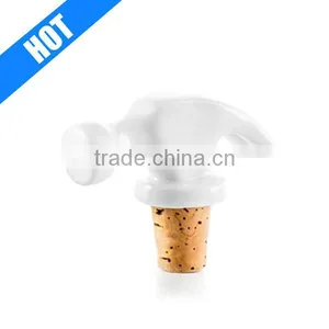 White Color Glazed Porcelain Bottle Stopper for Sale thumbnail-1
